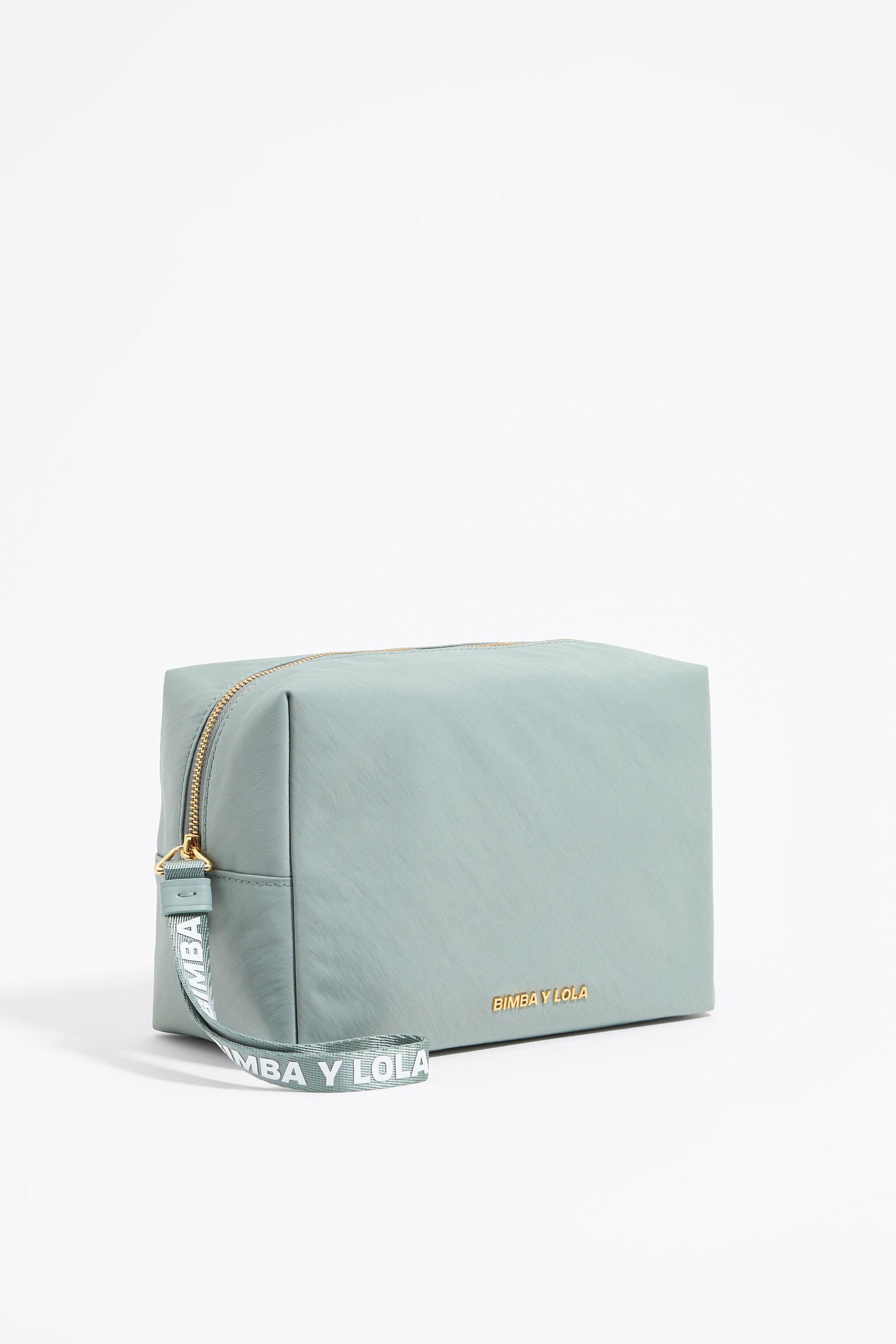 Neceser grande nylon verde agua