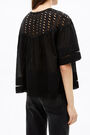 Blusa evasé negra Blusa evasé negra
