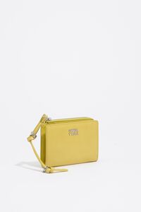 Cartera compacta piel lim&oacute;n