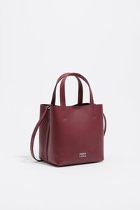 Small burgundy leather Chihuahua bag Small burgundy leather Chihuahua bag