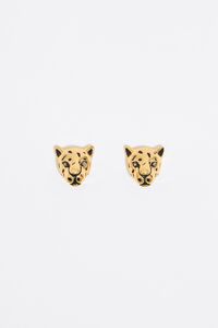 Gold panther earrings Gold panther earrings