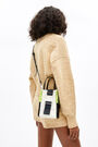 Minibolso bandolera rafia blanco Minibolso bandolera rafia blanco