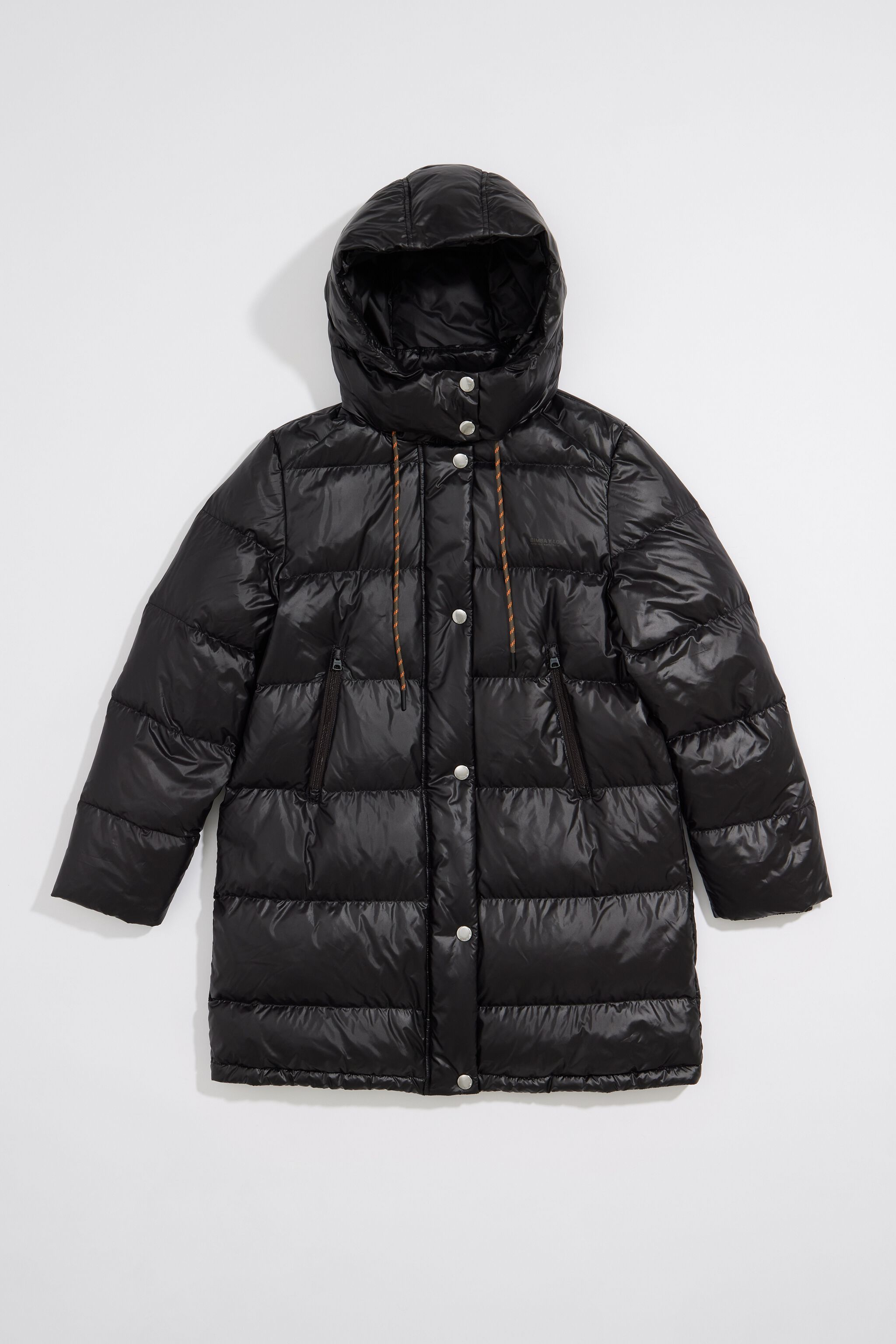 Midi black hot sale puffer jacket