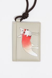 Tarjetero Fr&iacute;o Peludo piel piedra