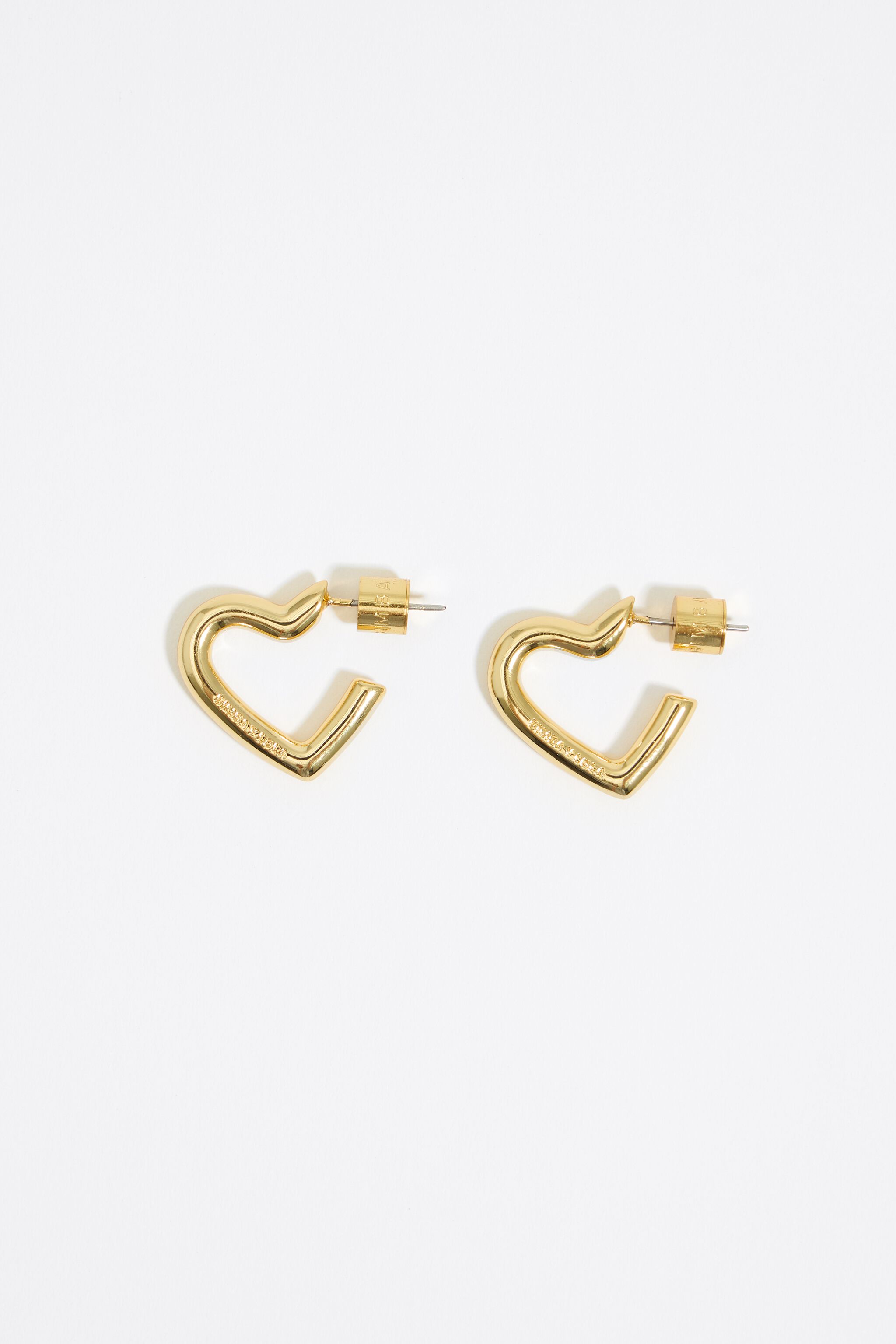 BIMBA Y LOLA ビンバイローラ ハートロゴ ピアス Small gold heart earring