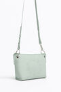 Bolso bandolera trapecio M piel verde pastel Bolso bandolera trapecio M piel verde pastel