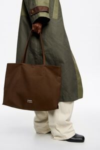 Bolsa shopper Chihuahua nylon caqui oscuro