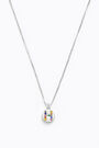 Letter H short silver necklace Letter H short silver necklace