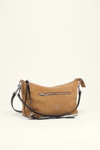 Medium beige suede Madrid bag