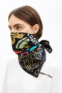 Black art brut animals scarf Black art brut animals scarf