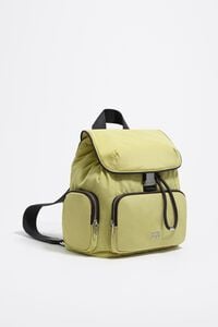 Mochila pocket mediana nylon lima pálido Mochila pocket mediana nylon lima pálido