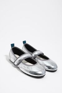 Zapatilla tenis piel color plata