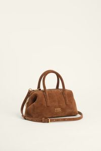 Mini tobacco suede Romeo bag