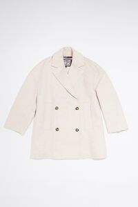 Abrigo pa&ntilde;o doble faz beige