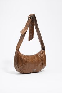 Bolsa Moon mediana brillo toffe