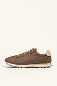 Tenis retro 13 18 verde militar