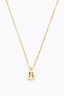 Letter R short golden necklace Letter R short golden necklace