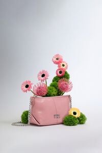 Bolsa bandolera micro piel rosa