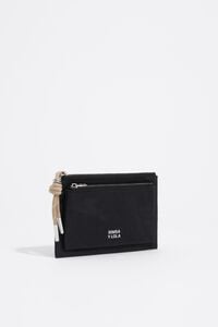 Cartera pocket nylon negro