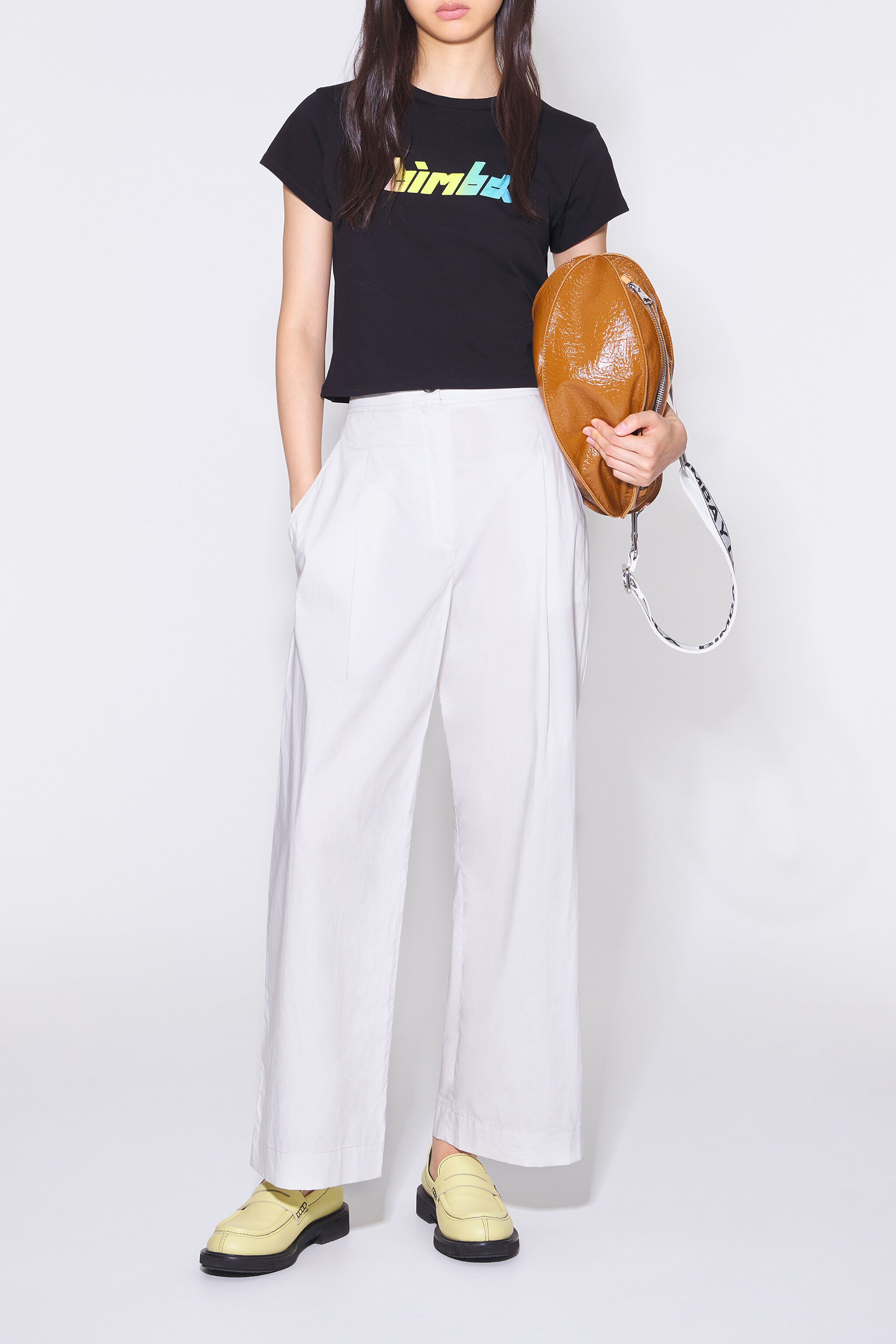 Pantalón culotte gris