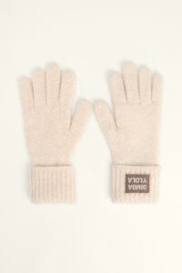 Gorro tejido l&uacute;rex marfil