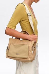 Bolsa pocket mediana nylon camel