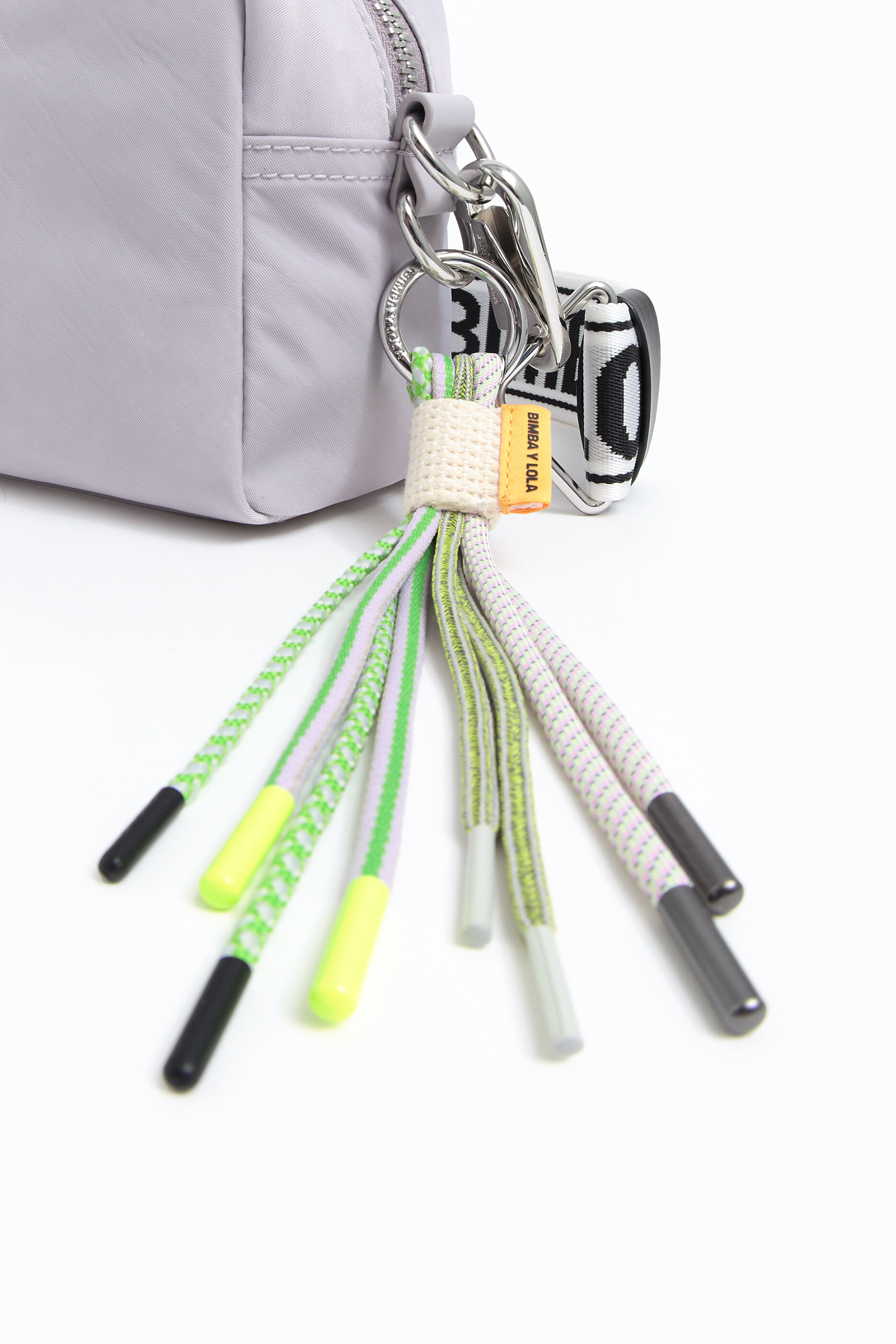 Bolso bandolera S nylon lila