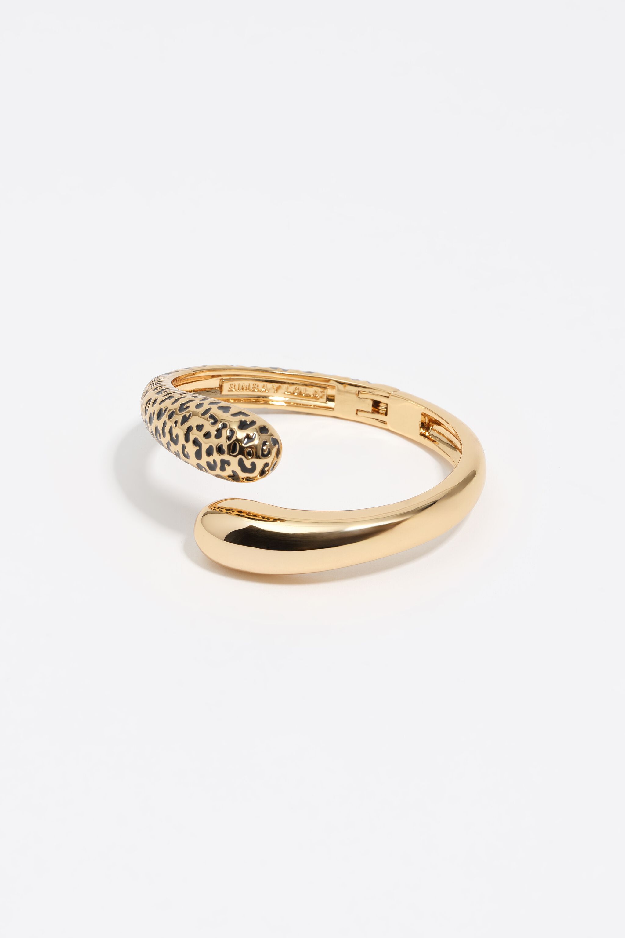 【BIMBA Y LOLA】3連ワイドリング Gold three-band ring
