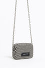 XS grey plaited crossbody bag XS grey plaited crossbody bag