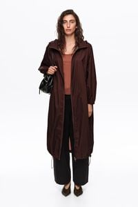 Gabardina fluida chocolate