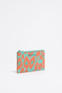 Monedero Leopard turquesa