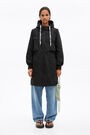 Black technical trench Black technical trench