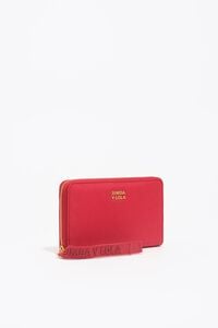 Cartera horizontal mediana nylon roja Cartera horizontal mediana nylon roja