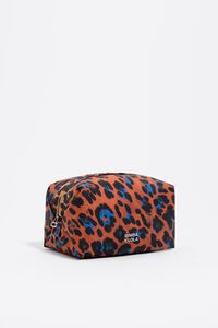 Neceser nylon grande print leopard siena Neceser nylon grande print leopard siena