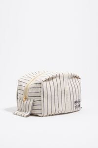 Medium raw cotton make-up case