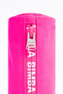 Estuche cilíndrico nylon rosa neón Estuche cilíndrico nylon rosa neón