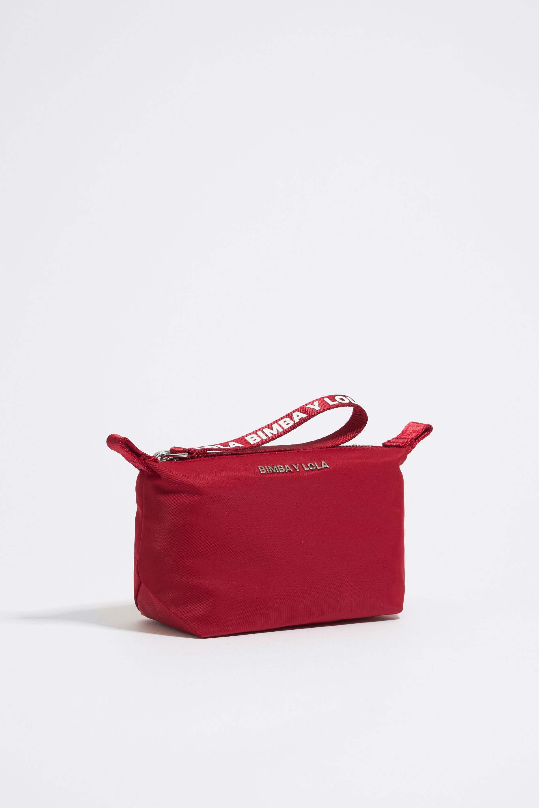 Neceser trapecio S nylon rojo