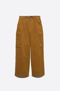 Pantal&oacute;n cargo caramelo