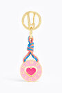 Pink heart key ring Pink heart key ring