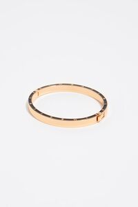 Brown hinge logo bracelet
