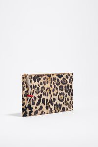 Neceser nylon leopardo natural