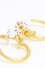 Golden knot hoop earrings Golden knot hoop earrings