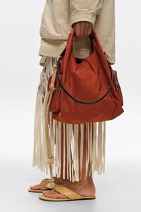 Bolsa de mano mediana nylon &oacute;xido