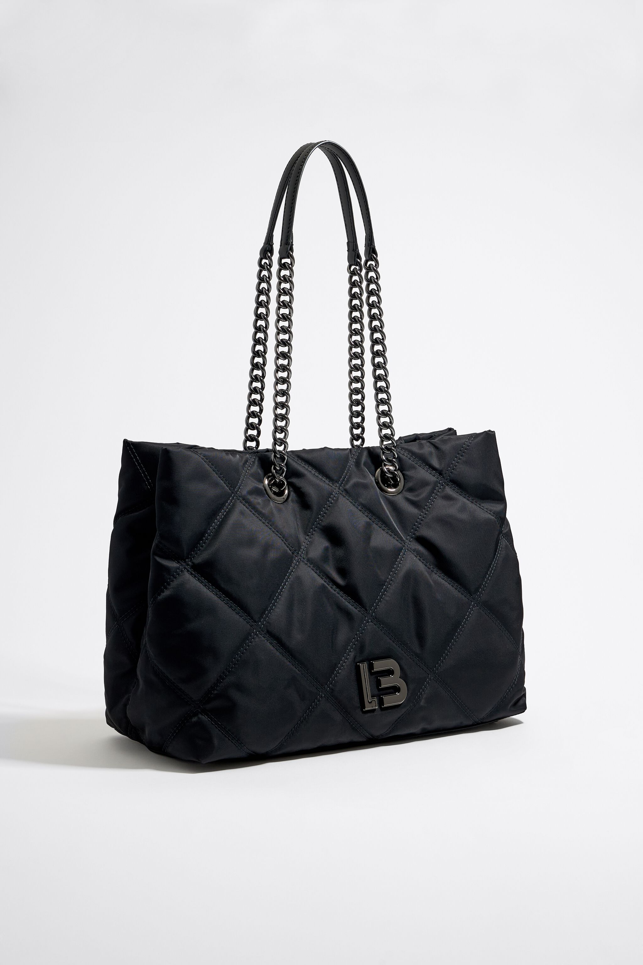Bolsa shopper grande nylon negro