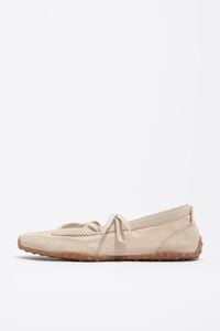 Zapatilla tenis 13 10 piel y nylon color hueso