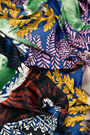 Yellow floral collage scarf Yellow floral collage scarf