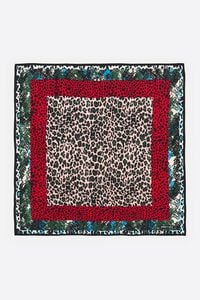 Animal print borders scarf Animal print borders scarf