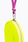 Neon yellow croc oval coin purse Neon yellow croc oval coin purse