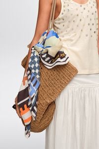 Pa&ntilde;uelo caracol naranja