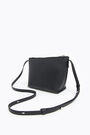 S black leather trapezium crossbody bag S black leather trapezium crossbody bag